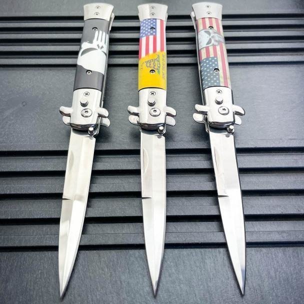 İtalyan Stiletto Bıçak - Koleksiyon Kaplama 74