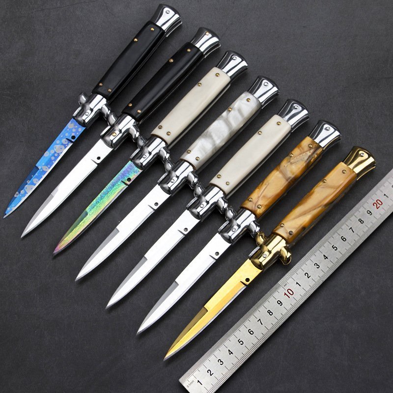 Italian Stiletto Knife - Collector Finish 16