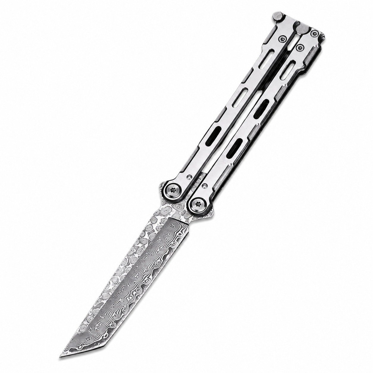 Şam Balisong Tam &Ccedil;elik Eğitim Bı&ccedil;ağı Keskinleştirilmemiş