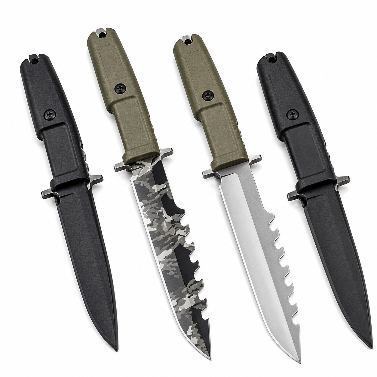Whaling Fork A8 Steel Fixed Blade Knife