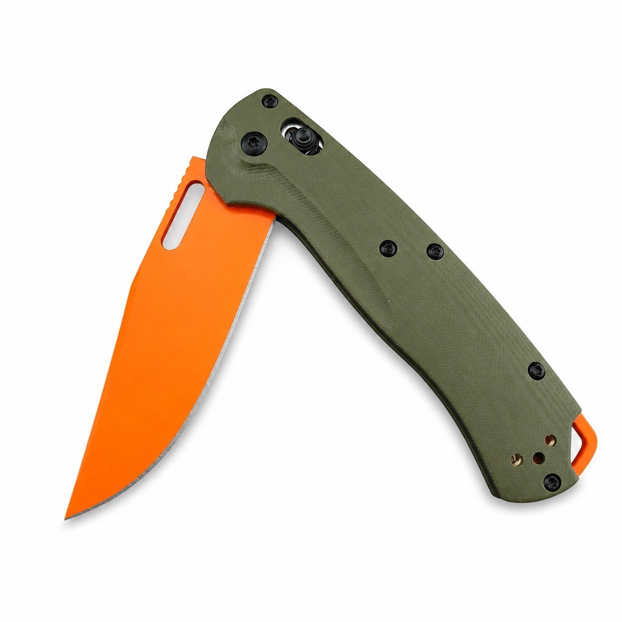 Kelebek 15535-5 Yeşil G10 Saplı Katlanır Bı&ccedil;ak